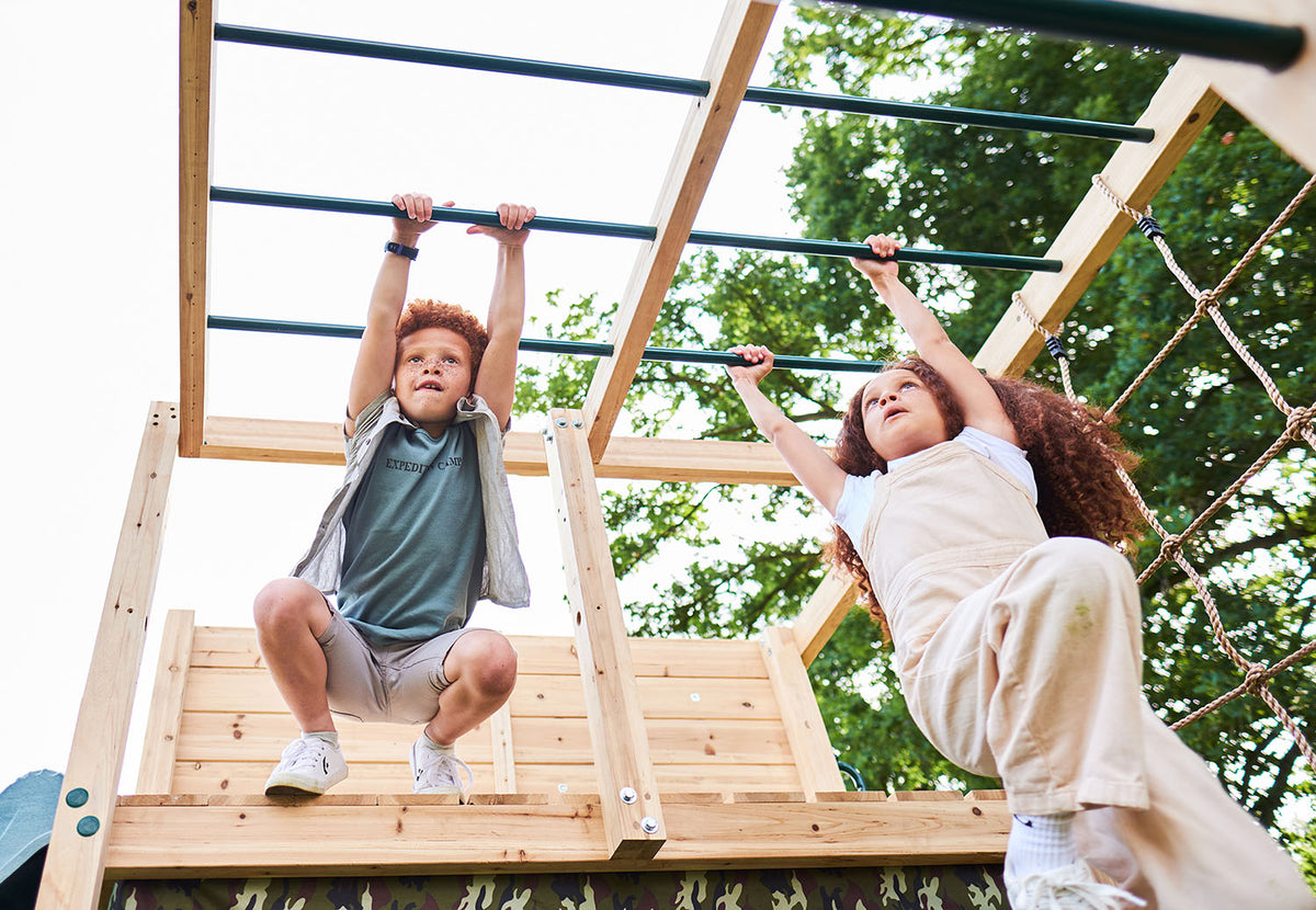 Plum Climbing Cube Wooden Play Centre
