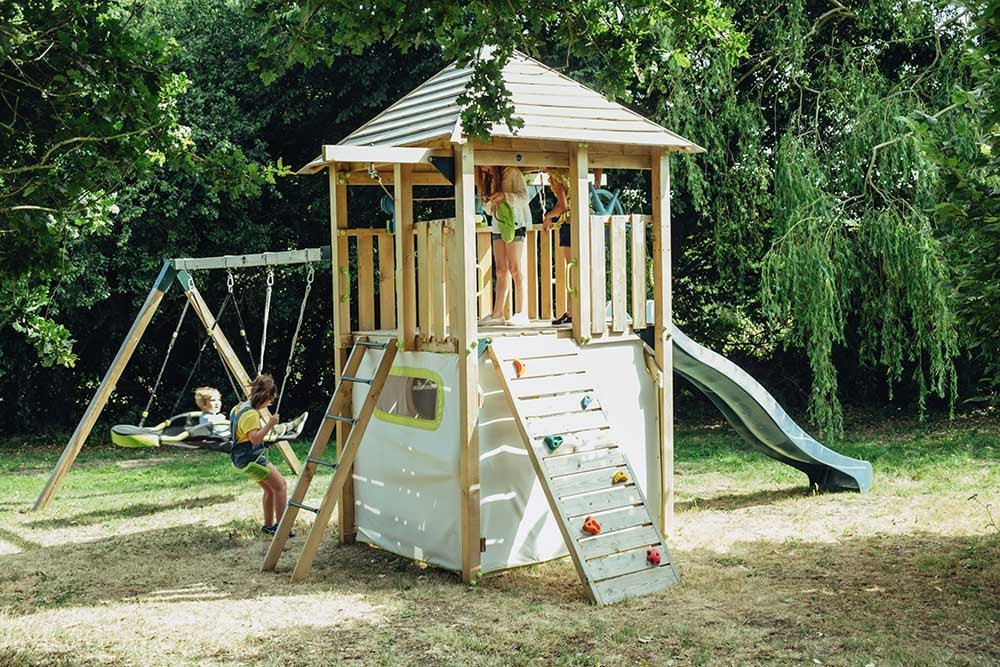 Plum Warthog Wooden Playcentre