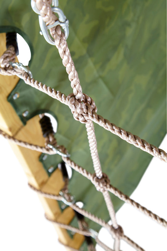 Plum Climbing Pyramid Wooden Play Centre with Swings