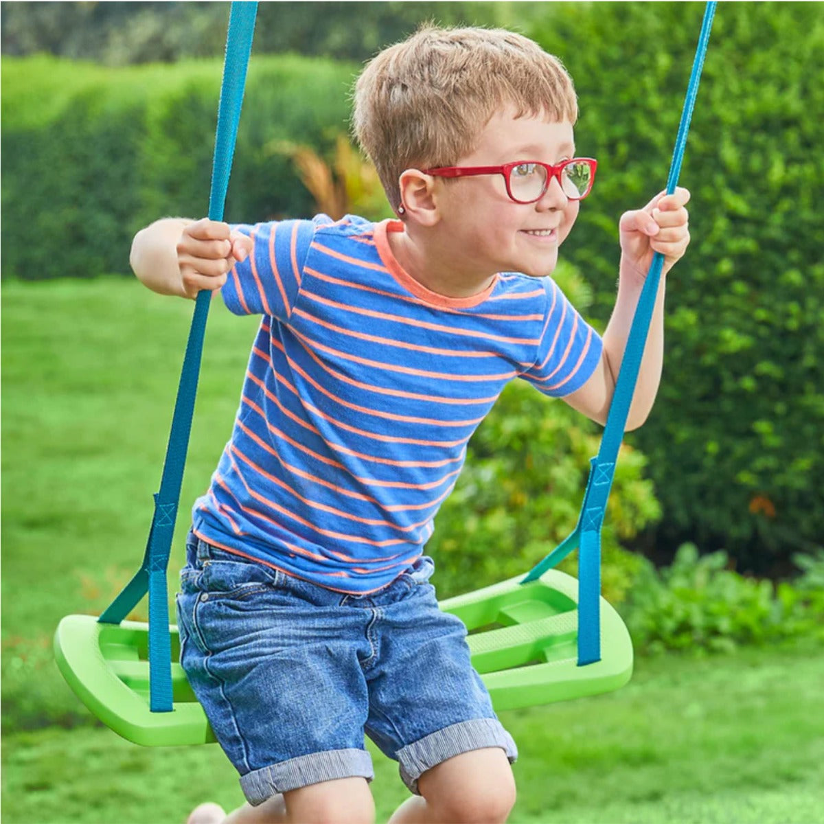 tp Castlewood Ludlow Wooden Climbing Frame with Single Swing Arm and Slide