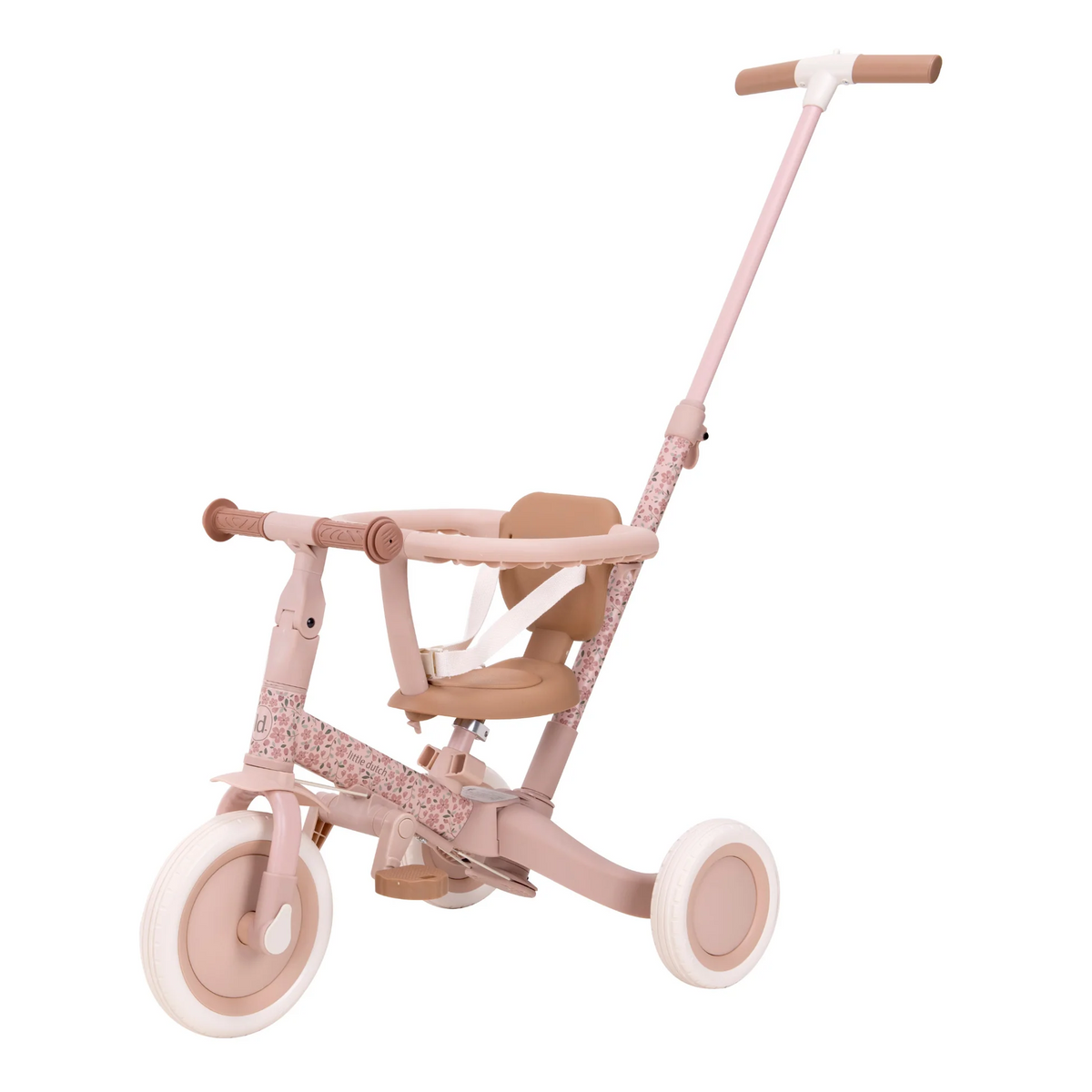 little dutch 4 in 1 pink trike, little dutch trike, toddler tricycle, kids tricycle, push bar trike, convertible trike, baby trike, children's tricycle, ride on toy, toddler ride on, parent push trike, balance trike, first trike for toddlers, outdoor toy for kids, learning to ride trike, pink toddler trike, adjustable tricycle, developmental ride on toy, preschool trike, active play toy, outdoor adventure toy, kids mobility toy, ride on vehicle, little dutch toys, toddler outdoor toy, tricycle with push han