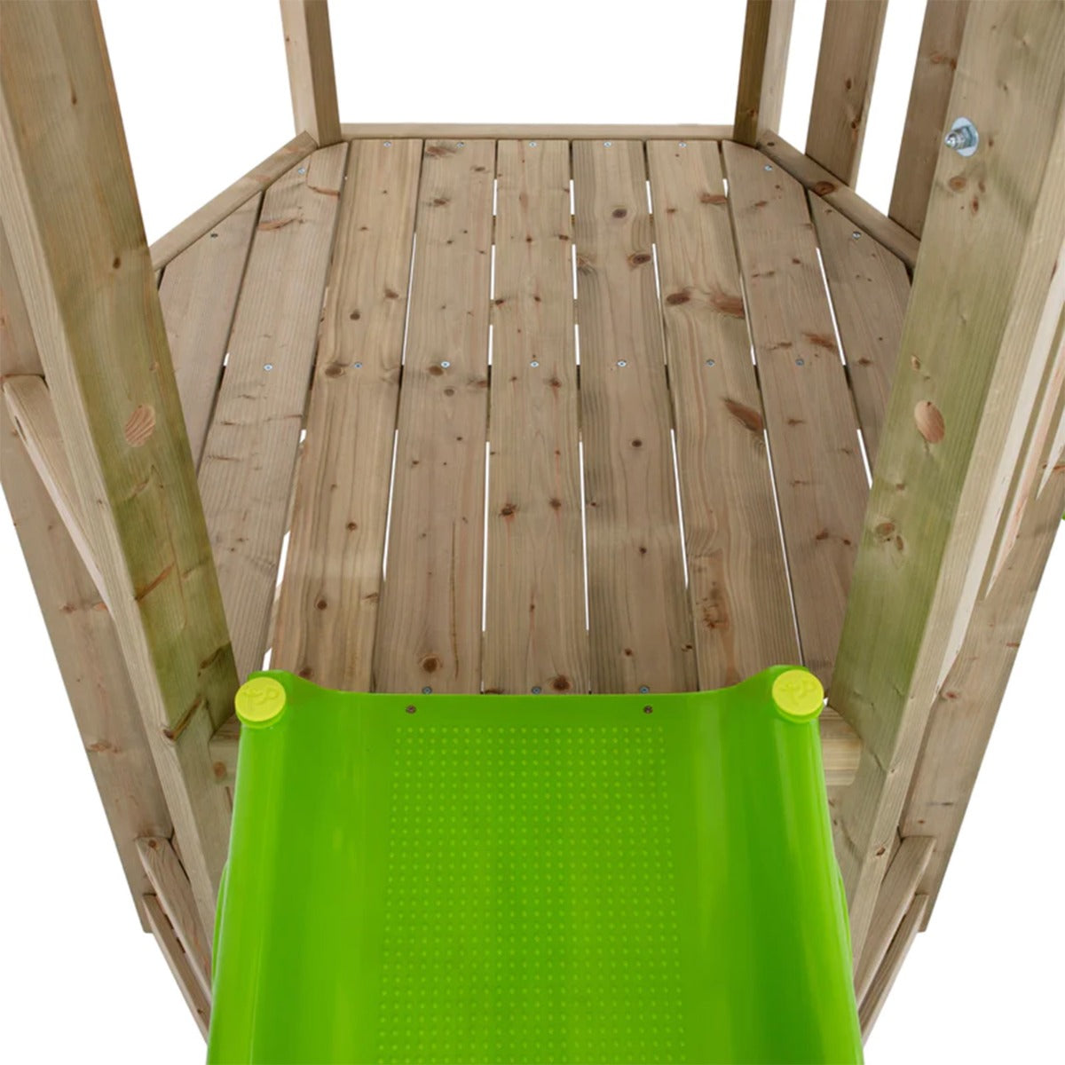 TP Castlewood Sherborne Wooden Climbing Frame with Single Swing Arm & Slide