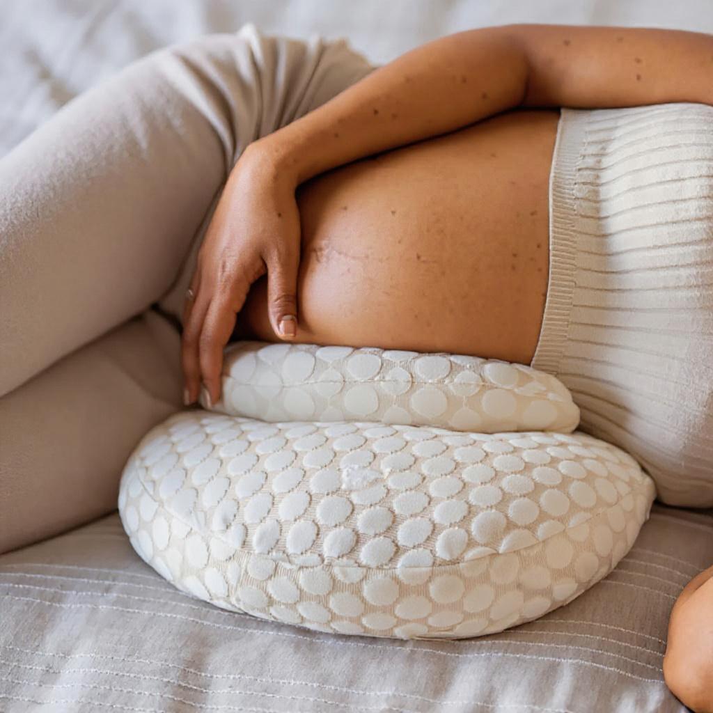 Full Body Pregnancy Support Pillow & Maternity Comfort Bundle for Sleeping and Relaxation