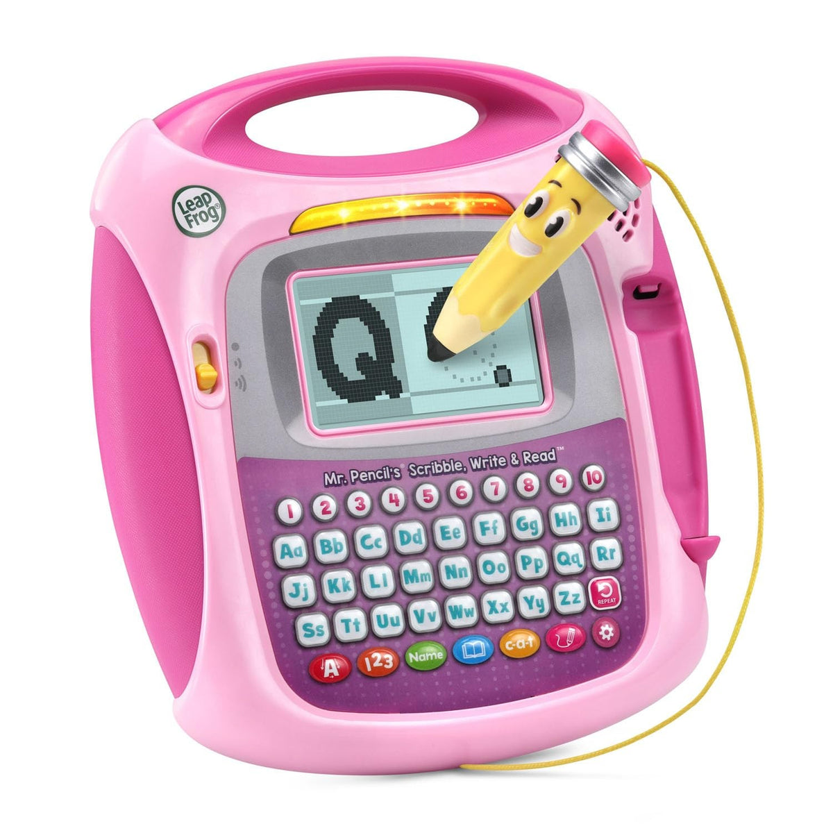 LeapFrog Mr. Pencil’s Scribble, Write & Read – Pink Educational Toy for Kids Ages 3+