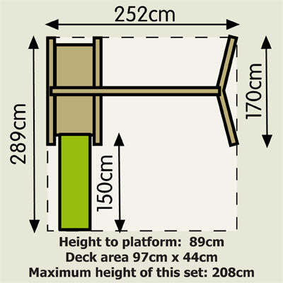 tp Forest Double Multiplay Wooden Playset