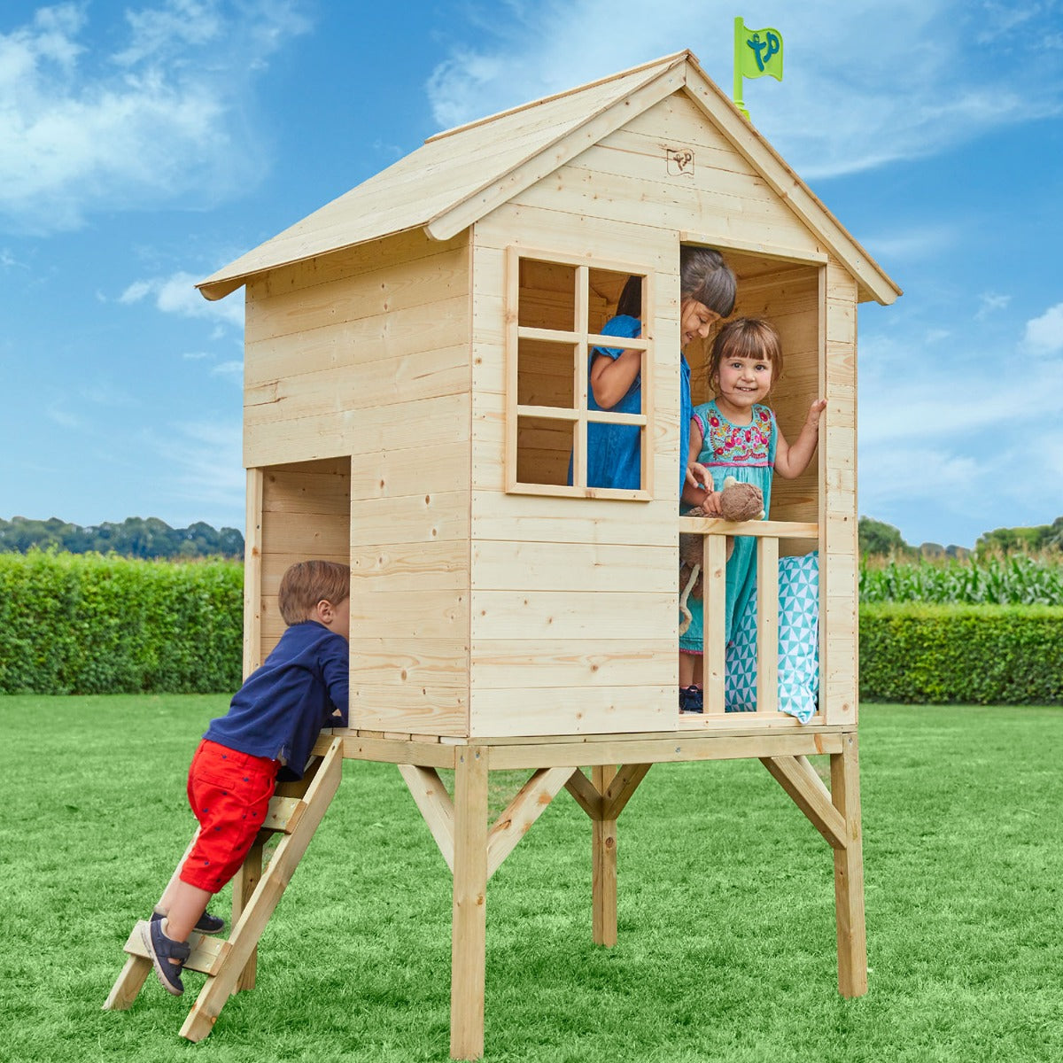 TP Sunnyside Wooden Tower Playhouse