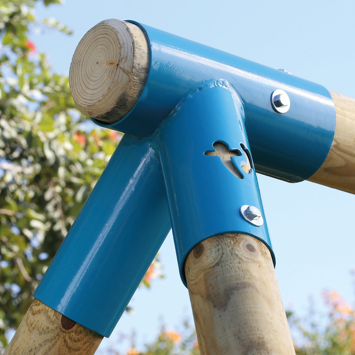 TP Merlin Wooden Compact Swing and 8ft Slide Set