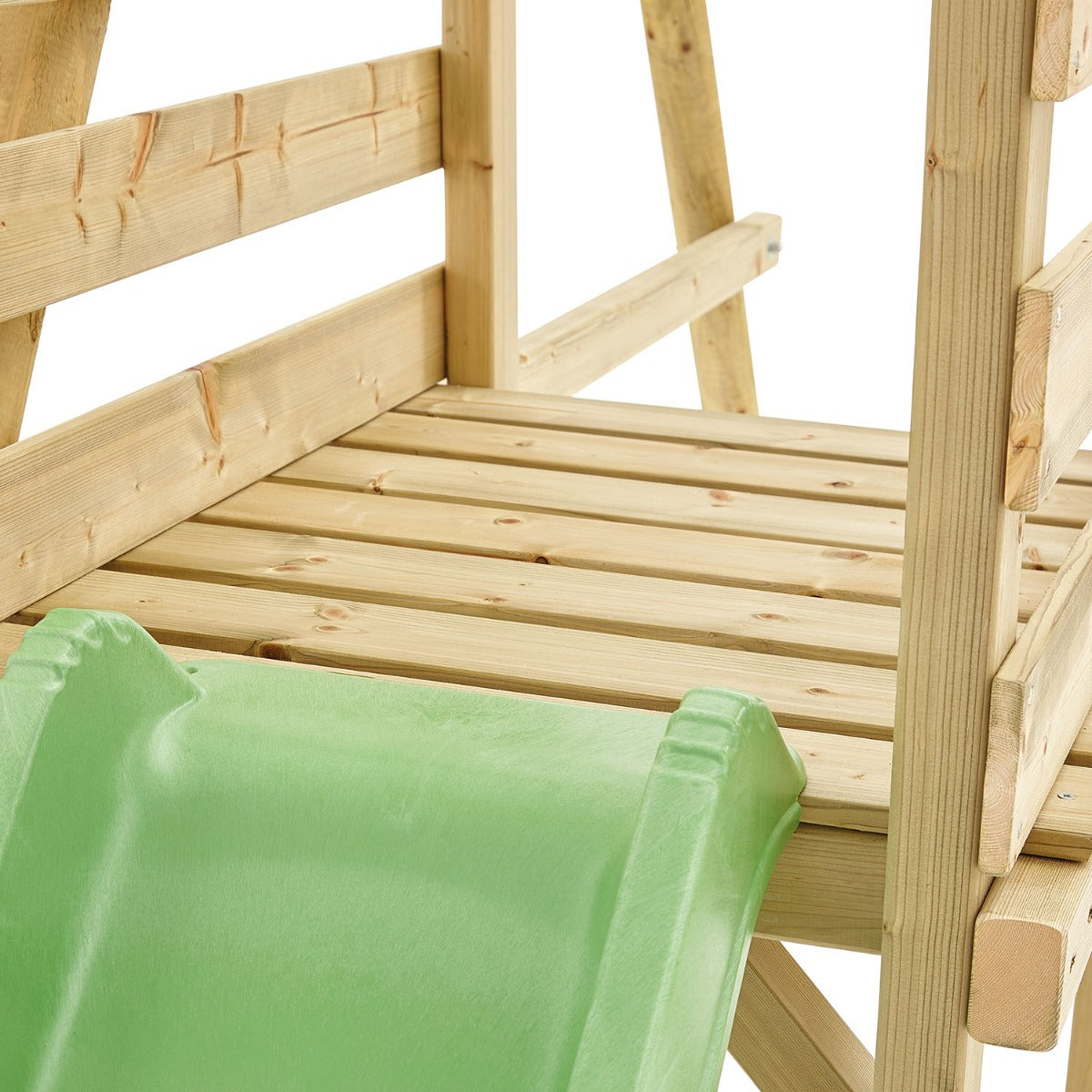 TP Merlin Wooden Compact Swing and 8ft Slide Set
