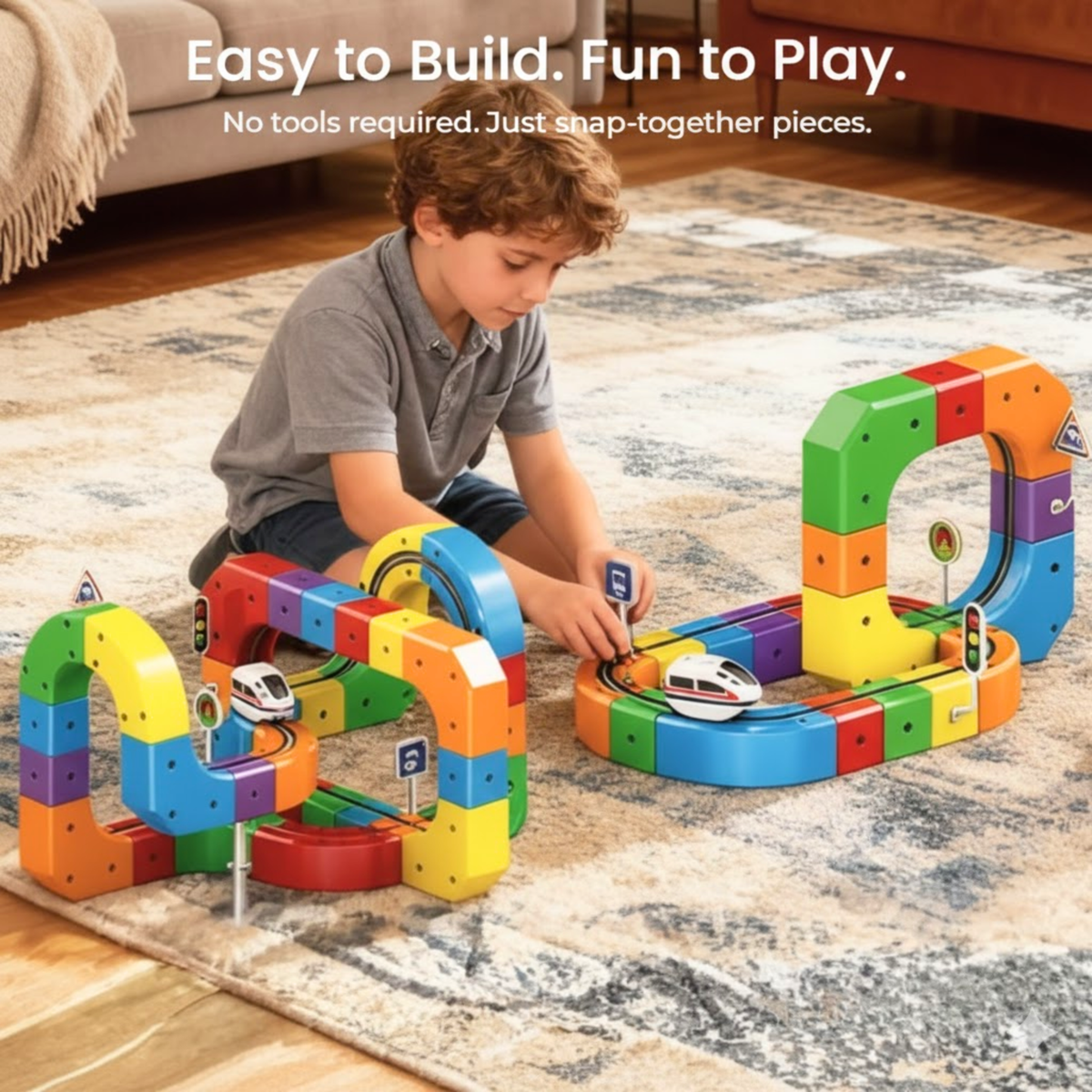 ToyBox™ Magic 3D Train Track – Creative Electric Toy for Kids
